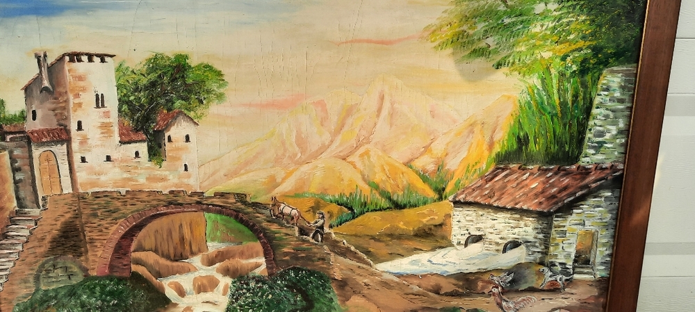 Vintage original oil painting